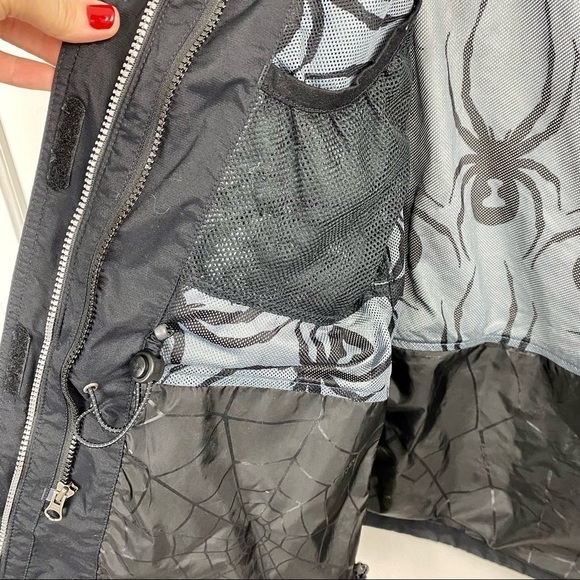 Spyder X5Cap G11 Black Ski Snowboard Shell jacket size M/L - Picture 12 of 16